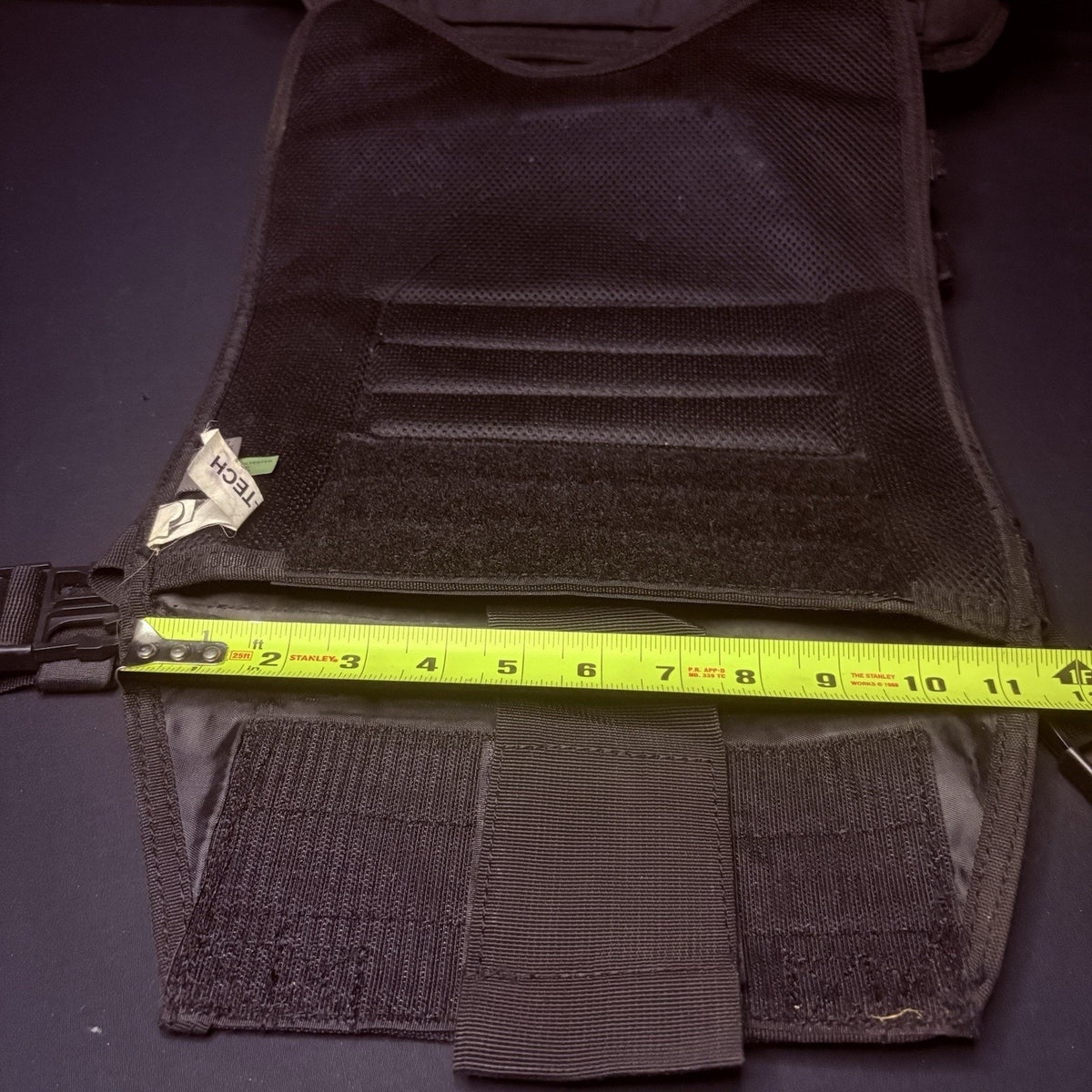 Protech Plate Carrier Vest 10"X 12" Size: Adjustable Black MOLLE