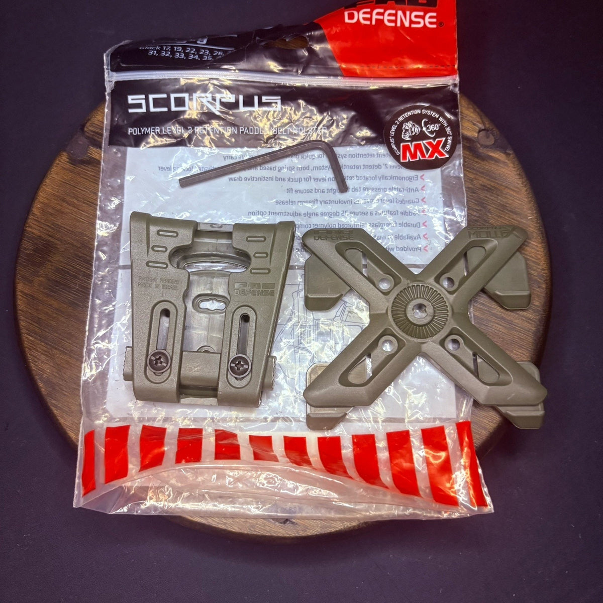 FAB Defense G-9 Scorpus GLOCK Retention Belt Loop Holster Attachment