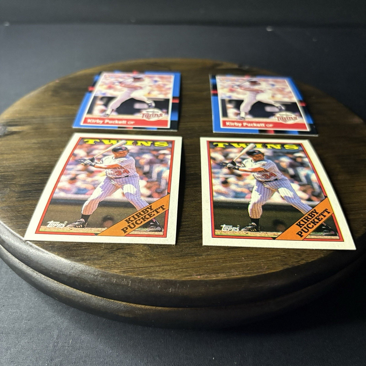 Kirby Puckett 8 Card Lot MLB Mint Condition