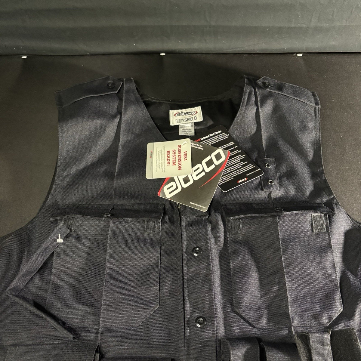 Elbeco Tactical Carrier Size XL Black w/Magazine & Radio Pouches & Waistband