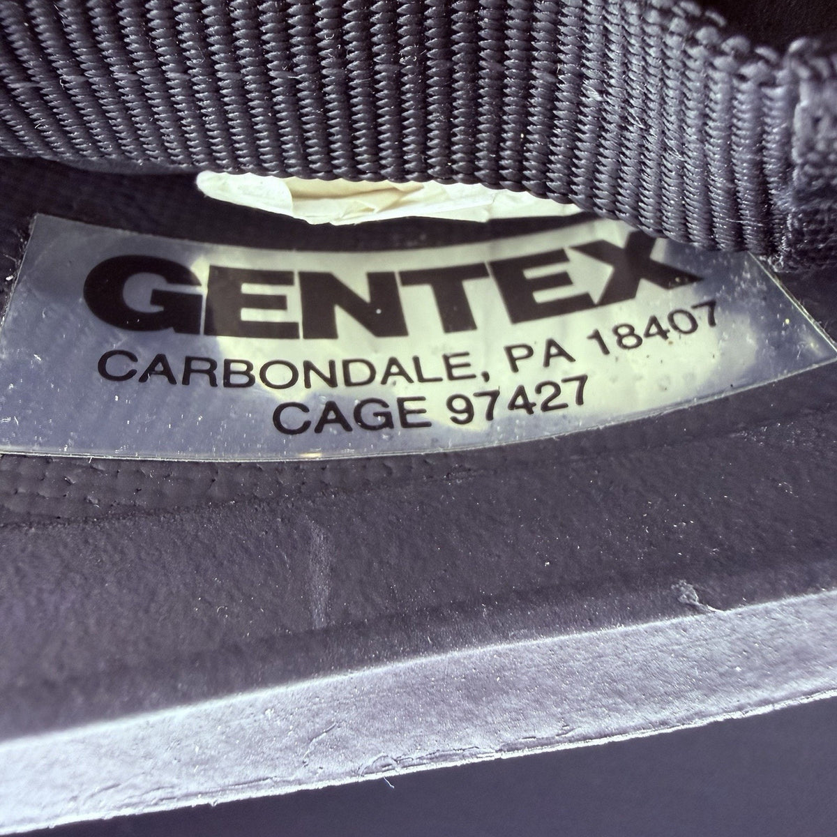 Gentex 3A Helmet PASGT Size Small IIIA Ballistic Bulletproof Black ACH Military