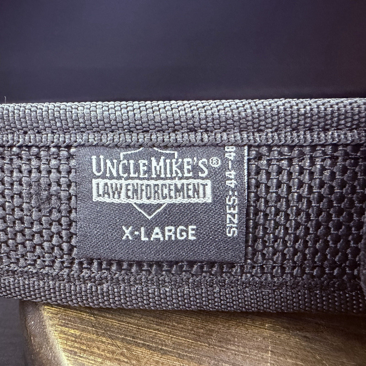 Uncle Mikes Ultra Inner Duty Belt Size XL 44"- 48" Black Nylon #87844 NEW
