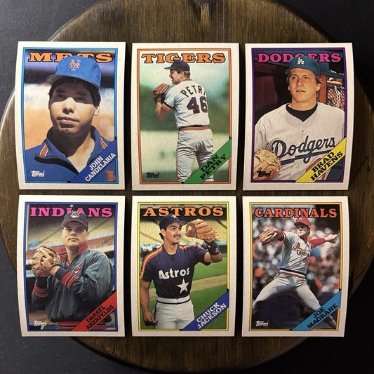 1988 Topps High Grade Cards #546, #78, #698, #82, #94, #380 (Lot Of 6)