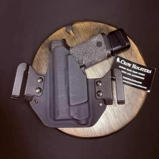 Crow Holsters GLOCK 43X Custom Handmade Surefire Kydex RH OWB Holster USA Made