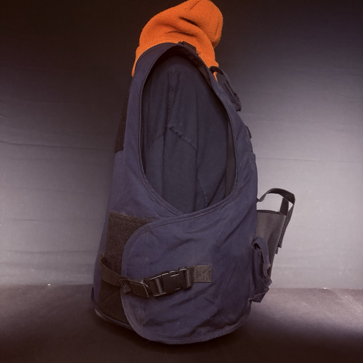American Body Armor 3A Tactical Carrier Size Large Blue w/Pouches IIIA Ballistic