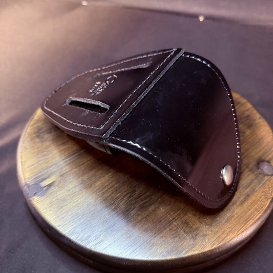 Gould & Goodrich H71 Handcuff Case w/Missing Snap, Duty Pouch Hi-Gloss Leather