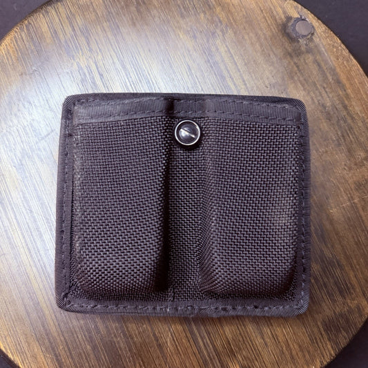Gould & Goodrich Double Magazine Pouch Open Top 9mm, .40 Mag Holder Black Nylon