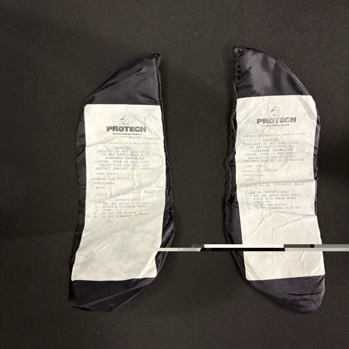 Protech 3A Tactical Carrier Size Large Vest Overlap Chest IIIA Shoulder Armor