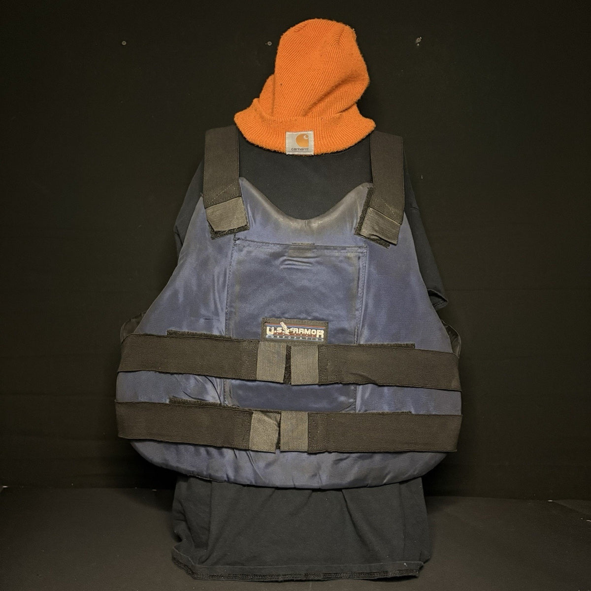 US Armor Ballistic Level 2 II Vest Size XL Made In USA Concealable Bulletproof