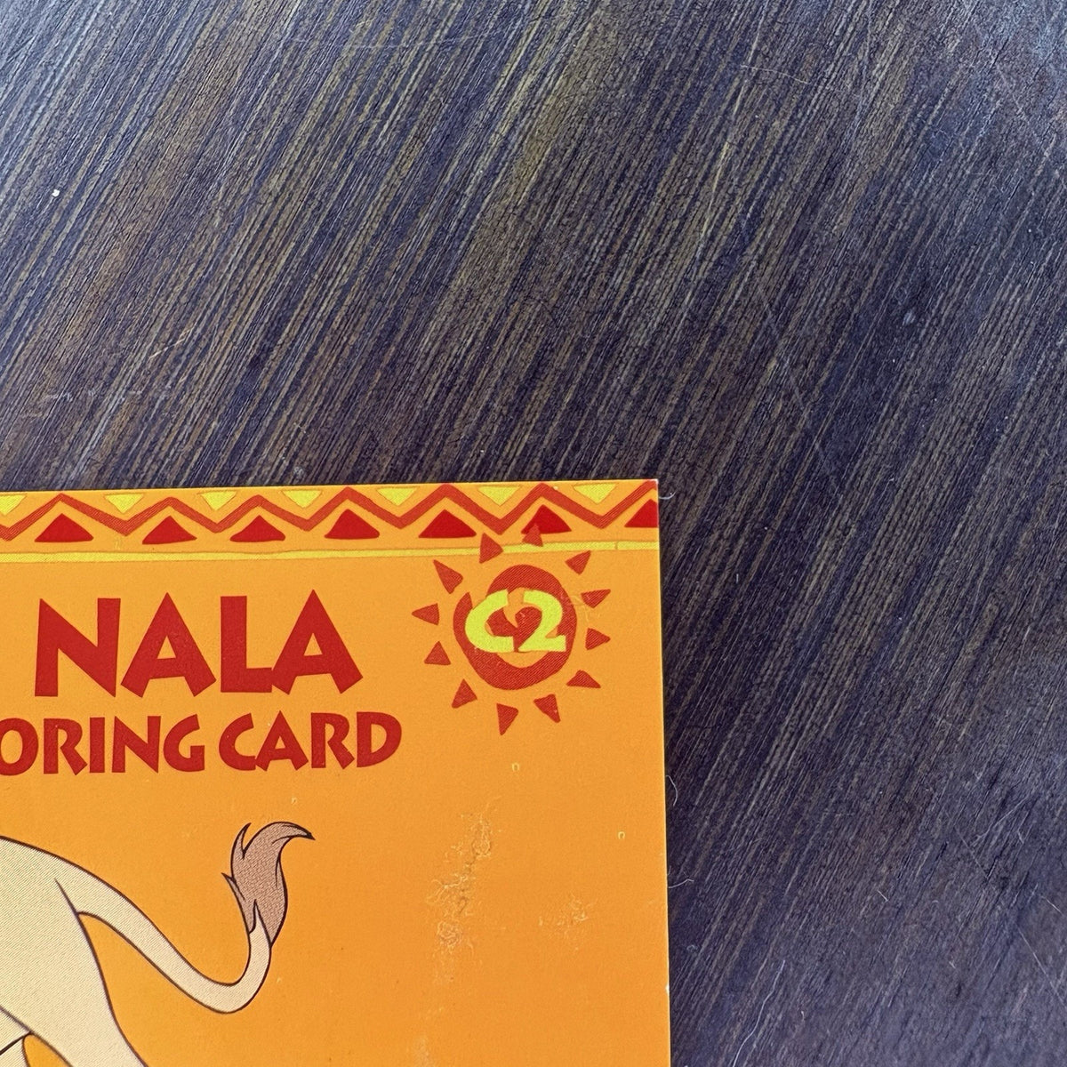 1994 SkyBox Disney's The Lion King: Nala Coloring Card High Grade, See Photos