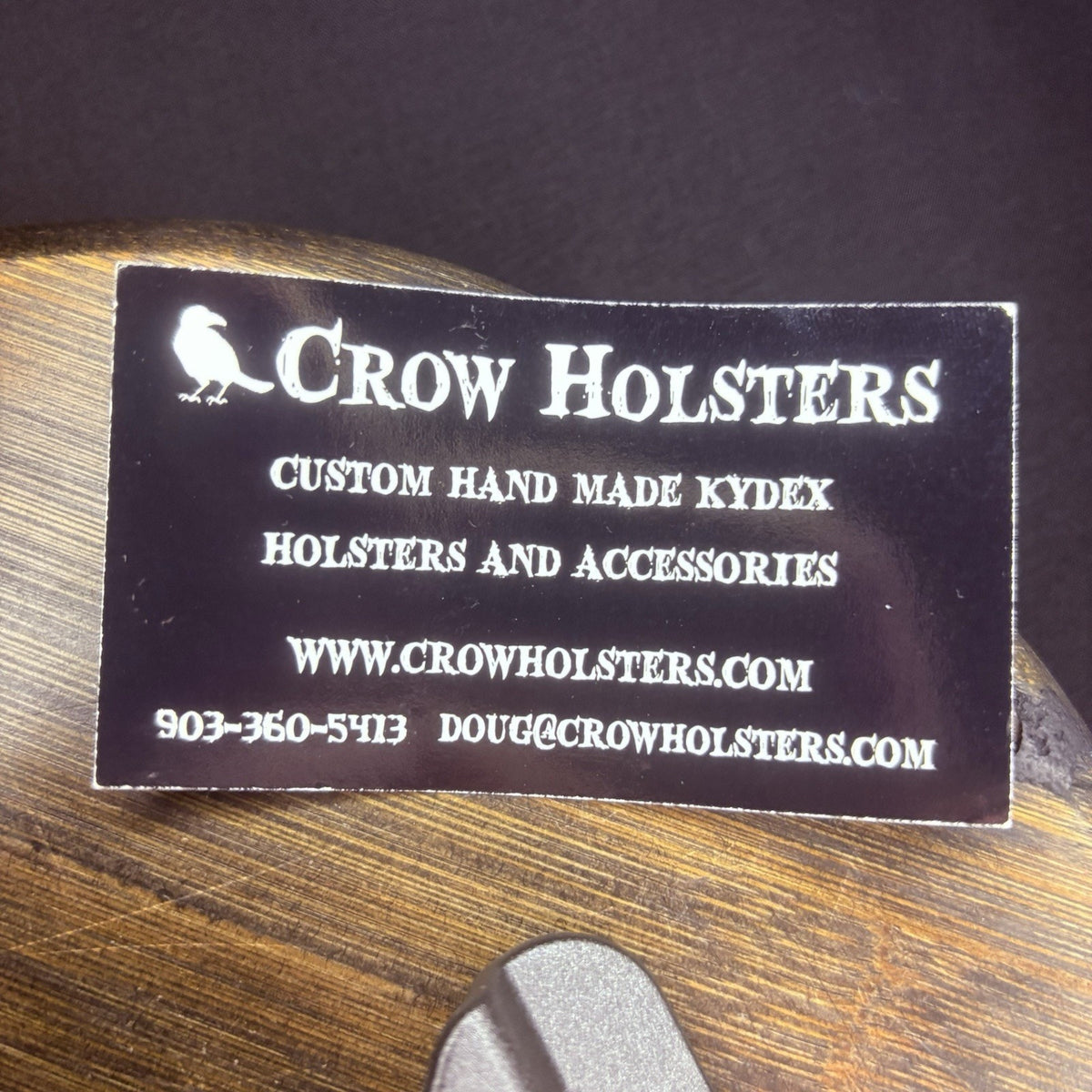 Crow Holsters GLOCK 43X Custom Handmade Surefire Kydex RH OWB Holster USA Made