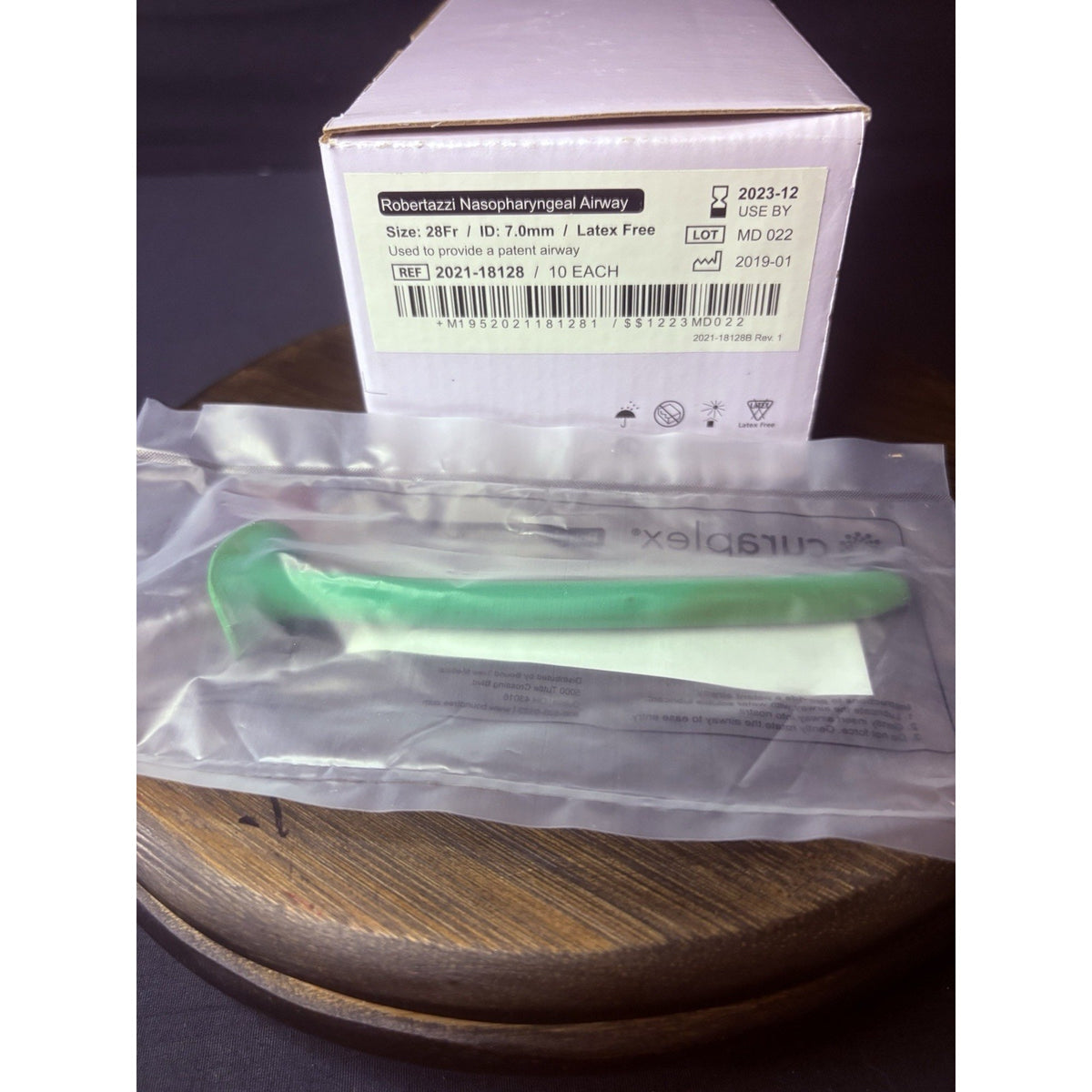 Robertazzi Nasopharyngeal (Box Of 10) Airway 28 Fr. ID 7mm 181128