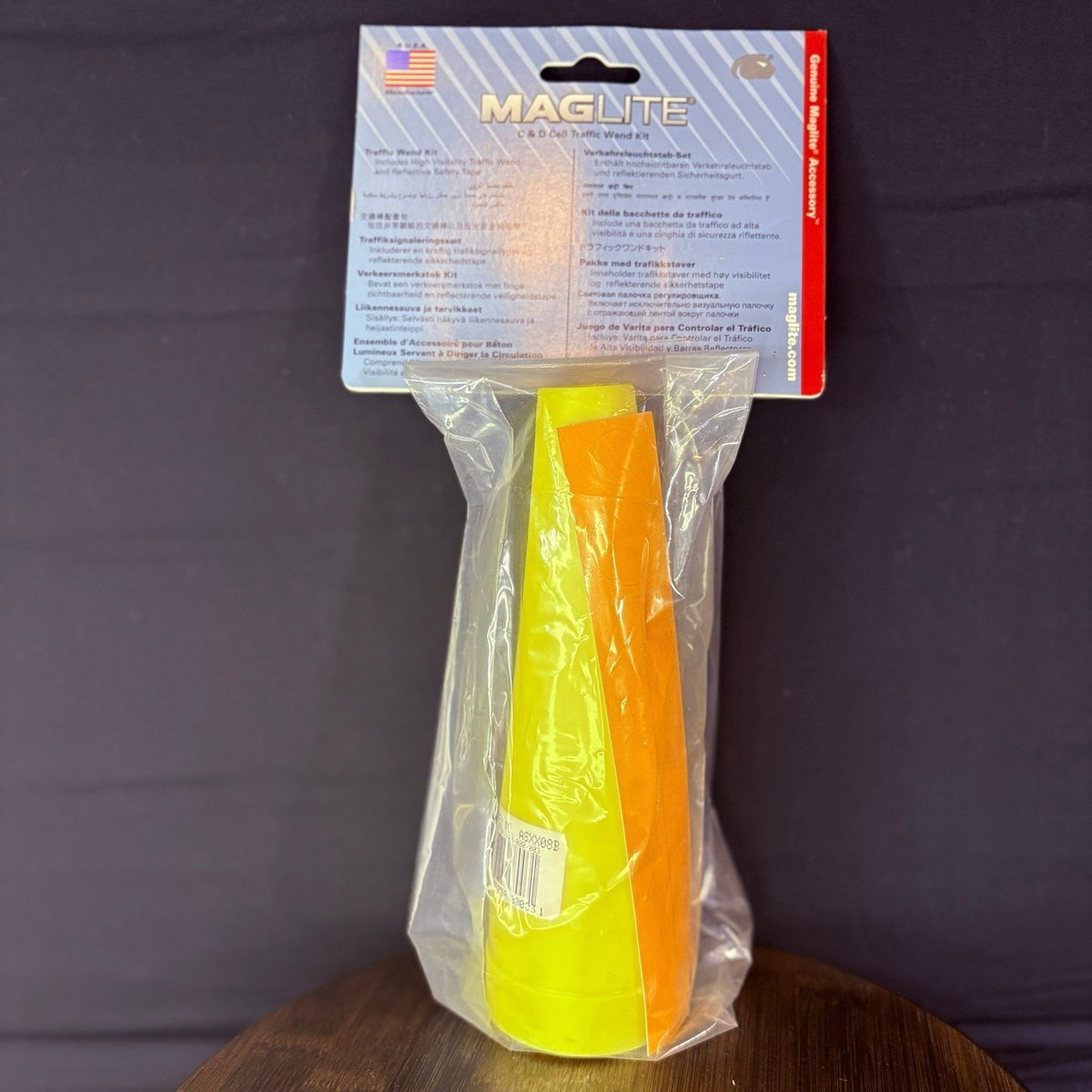 MagLite Traffic Cone Wand Kit Yellow C & D Cell