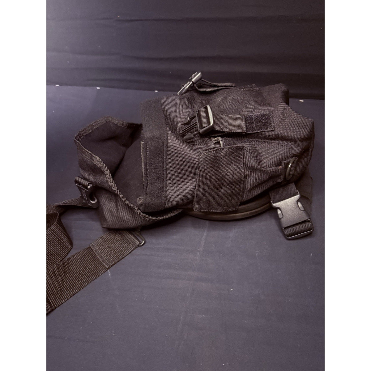 Gas Mask Or Large Utility Pouch Drop Leg w/Suede EMT Tactical Military Hunting