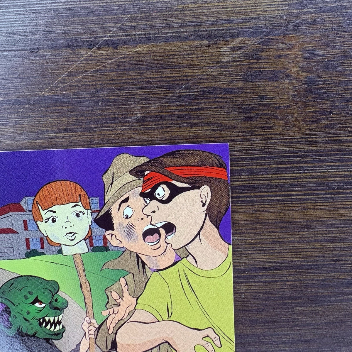 1996 Goosebumps Trading Card #31 "Terrifying Turnabout" High Grade Topps