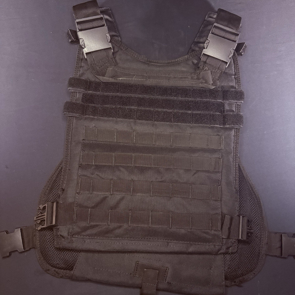 Protech Plate Carrier Vest 10"X 12" Size: Adjustable Black MOLLE