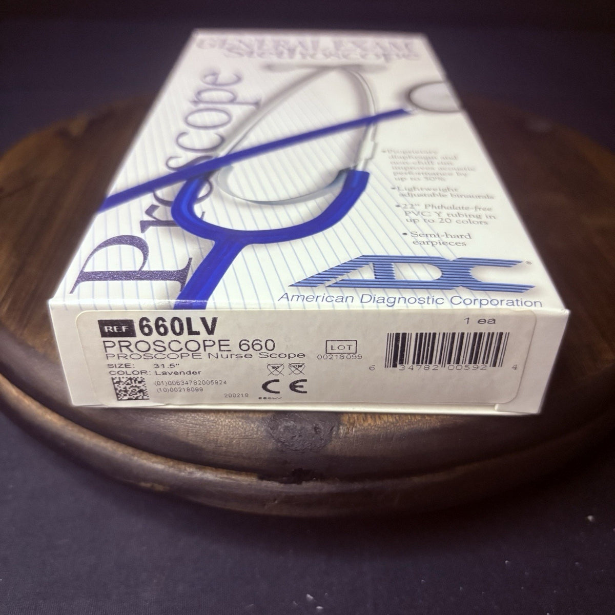 ProScope 660LV Stethoscope Lavender Size 31.5” For Blood Pressure New In Package