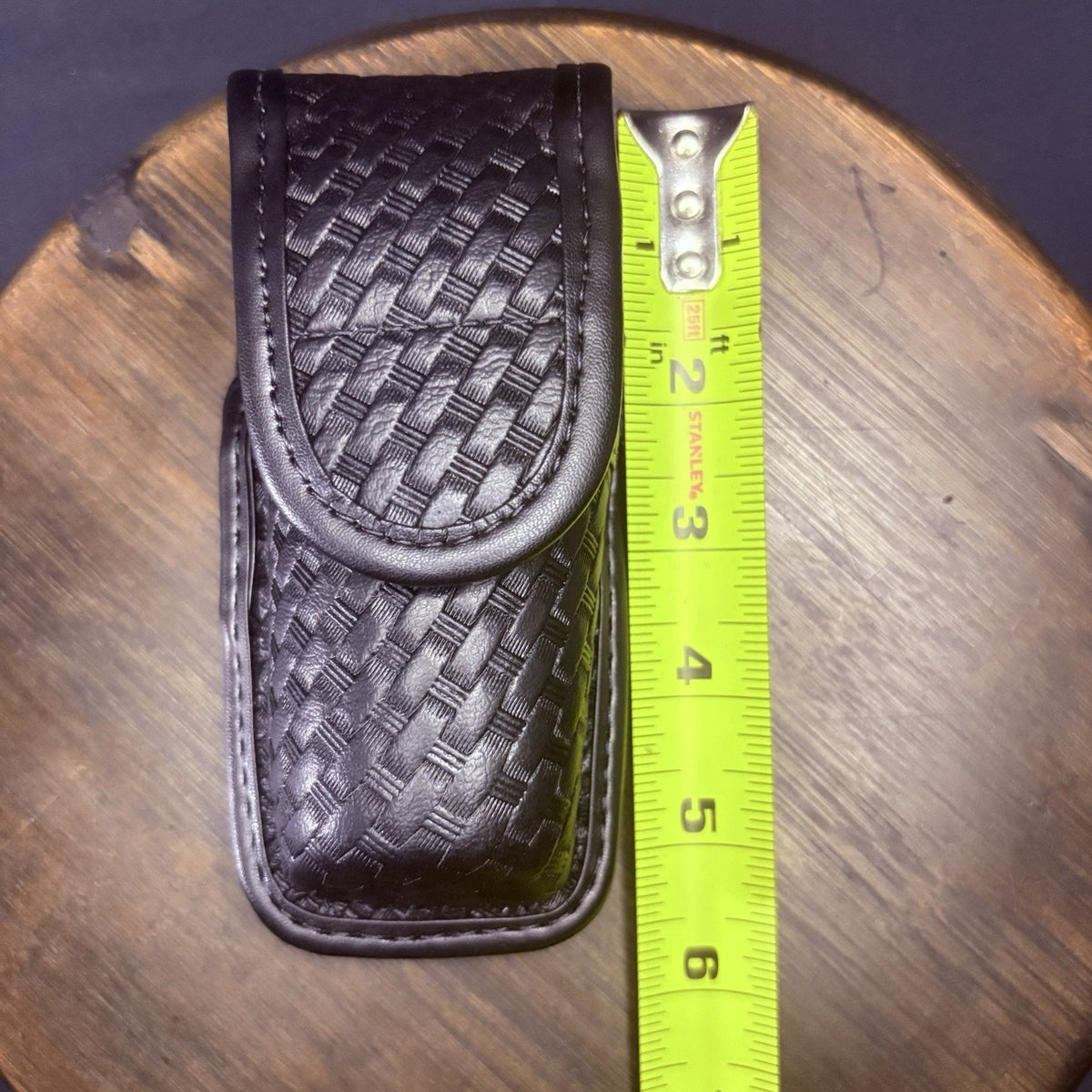 Bianchi Mace Pouch 7911 Size Small Basketweave Law Enforcement Hidden Snap