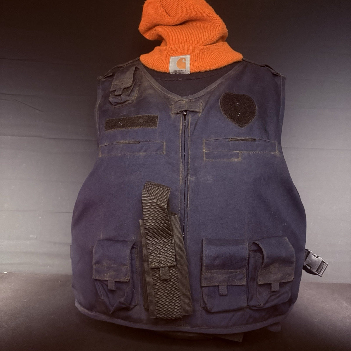 American Body Armor 3A Tactical Carrier Size Large Blue w/Pouches IIIA Ballistic