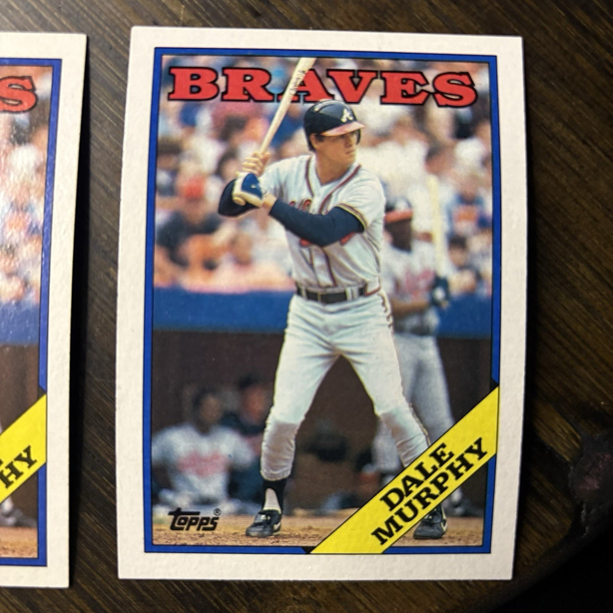 Dale Murphy 1988 (5) Card Lot Topps - #90 / Donruss #78 HIGH GRADE See Photos