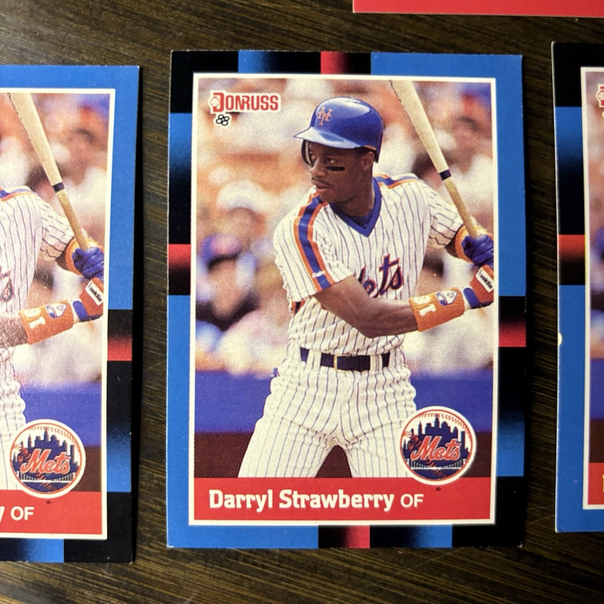 Darryl Strawberry Lot (5) Baseball Cards 1988 Fleer HIGH GRADE New York Mets MLB