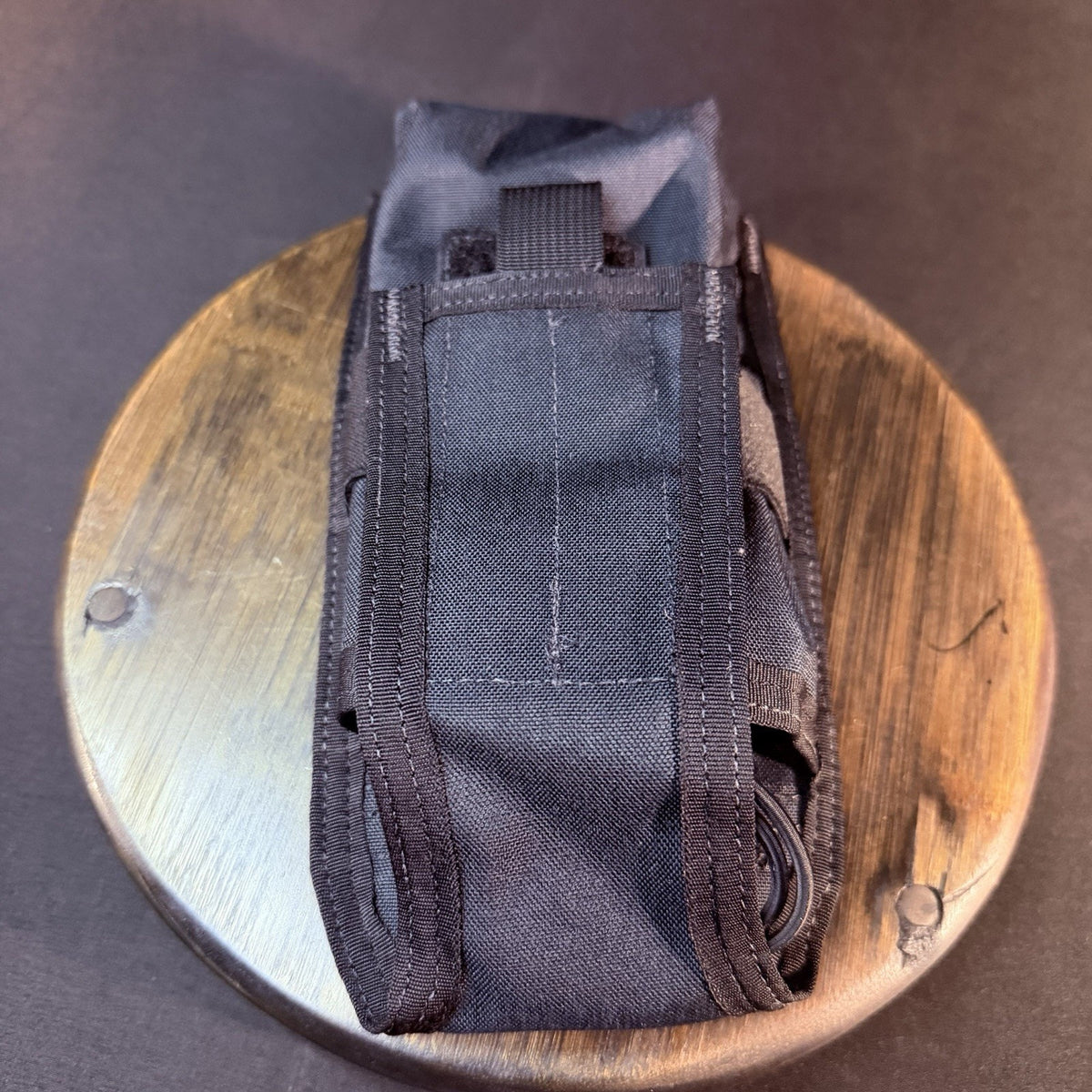 MOLLE Radio Pouch Tactical Blue Nylon Made In USA Two Way Radio Holder Carrier