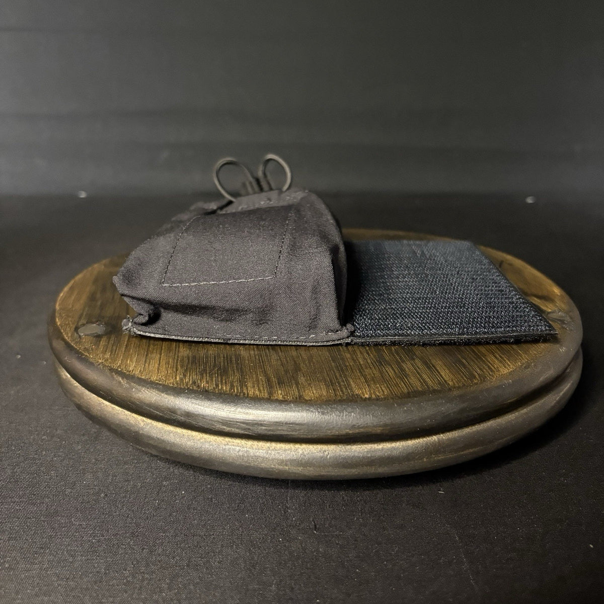 Tactical Vest Pouch Black Nylon Hook and Loop 6825 Left Pouch