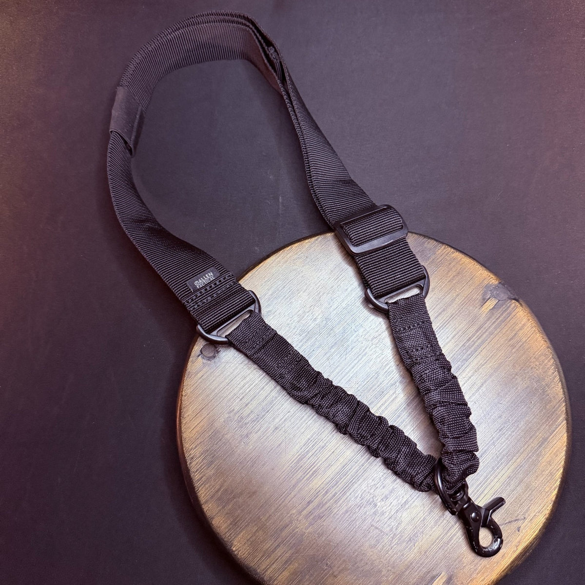 Allen Tactical Single Point Rifle Sling 1.5" Wide Adjustable Black Nylon 8910