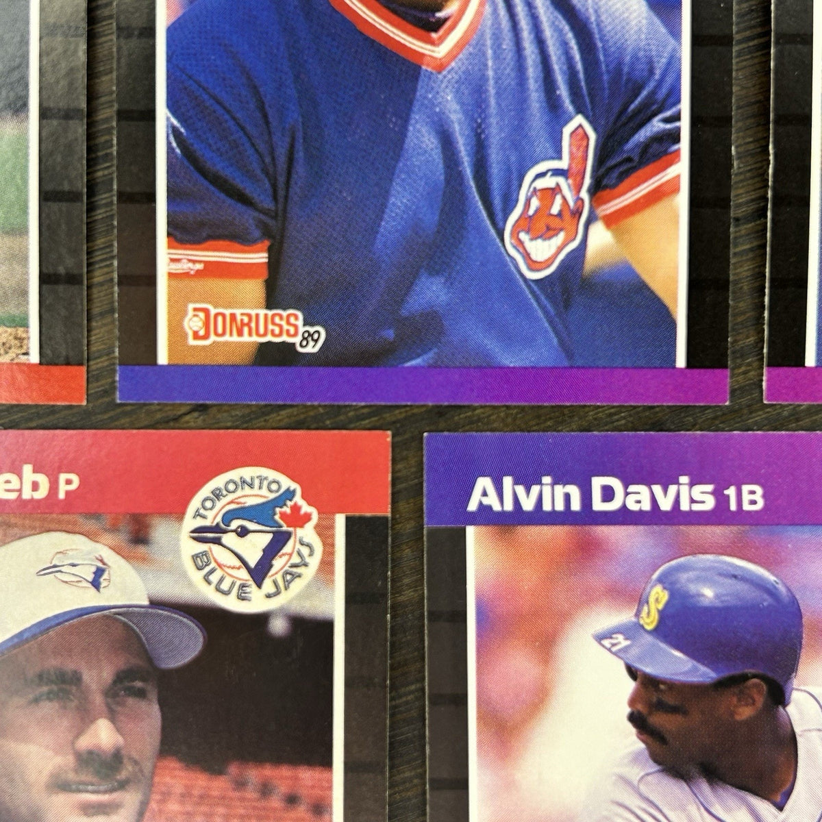 Donruss 1989 High Grade #470, #492, #498, #349, #345 MLB Baseball (Lot Of 5)