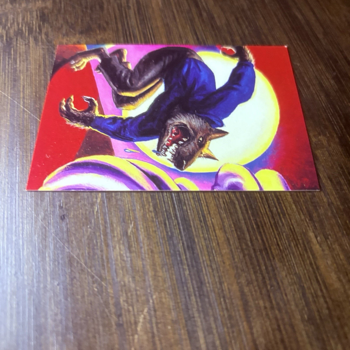 1996 Topps Goosebumps Trading Cards #38 Werewolf High Grade, See Photos