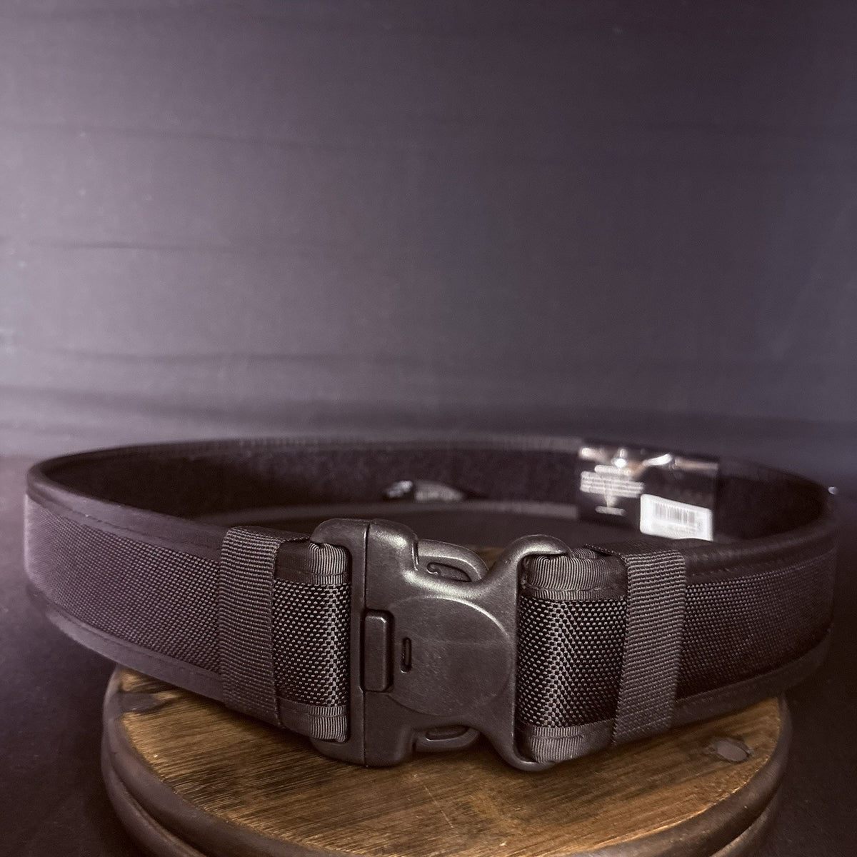 Tact Squad Duty Belt Size 40"- 46" Heavy Duty Black Nylon, Cop-Lok Buckle