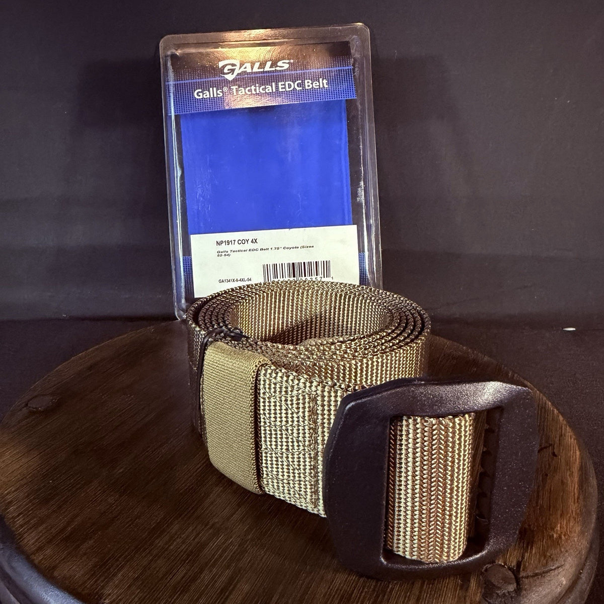 Galls Tactical EDC Belt Size 52"-54" 4X Coyote Nylon 1.75" Wide