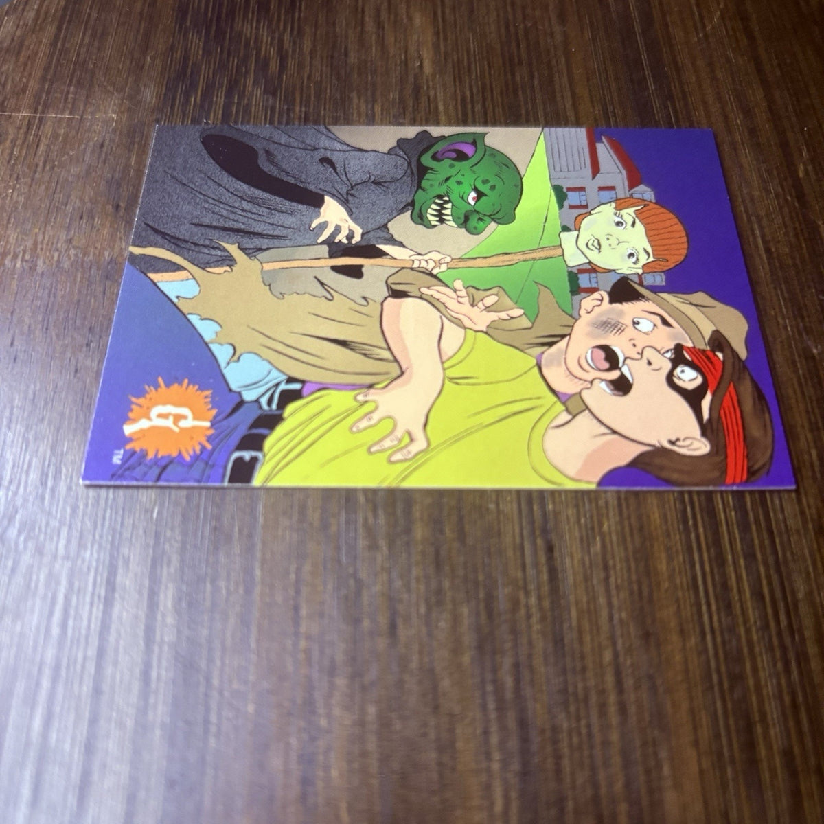1996 Goosebumps Trading Card #31 "Terrifying Turnabout" High Grade Topps