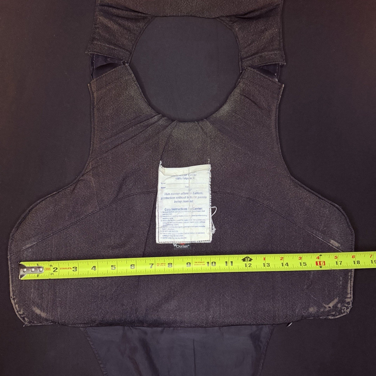 PB Ballistic Vest Level 2 II Women's Size Small Concealable Bullet & Taser Proof