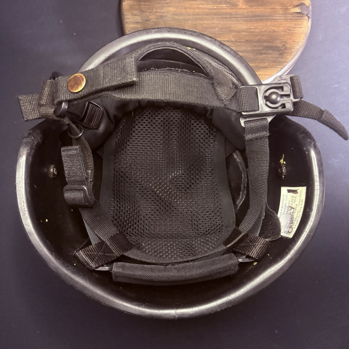 Second Chance 3A Helmet Size Medium PASGT Black Ballistic Level IIIA Bulletproof
