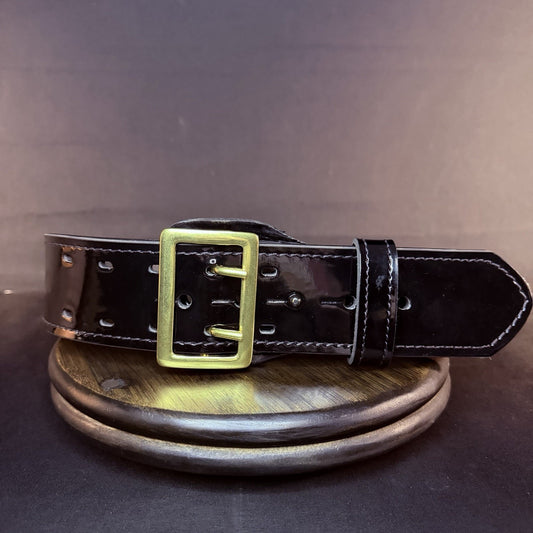 Gould & Goodrich Sally Browne Duty Belt Size Womens 32" USA Hi-Gloss Leather 192