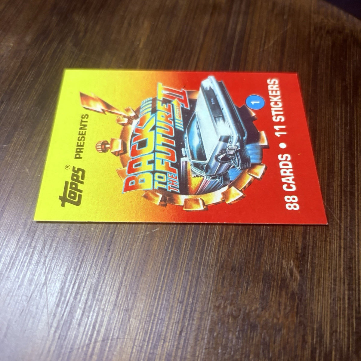 Back To The Future 2 1989 Topps #1 Title Card Will Grade High, See Photos