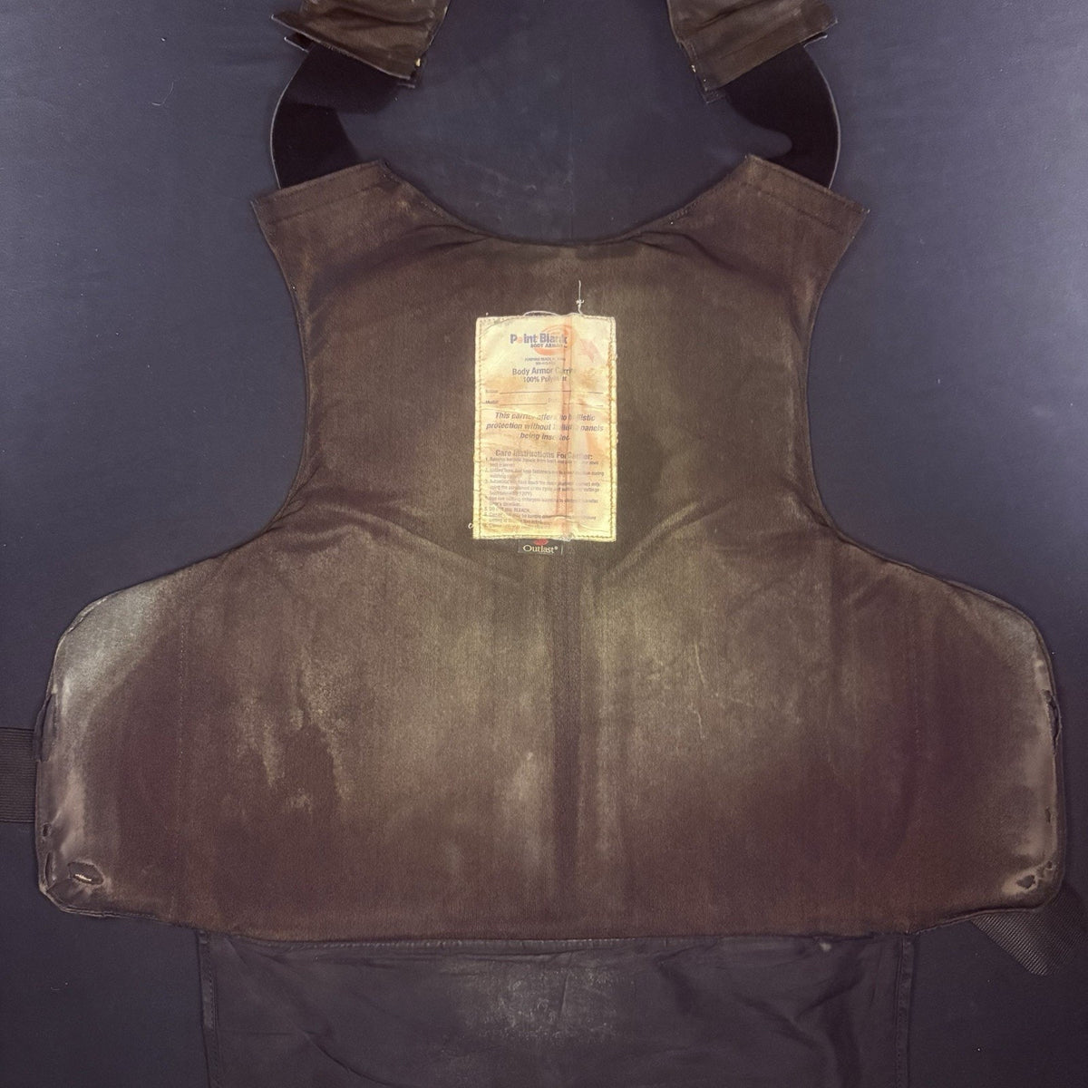 PB Armor 3A Bullet Proof Vest Size Large IIIA Ballistic Concealable Body Armor