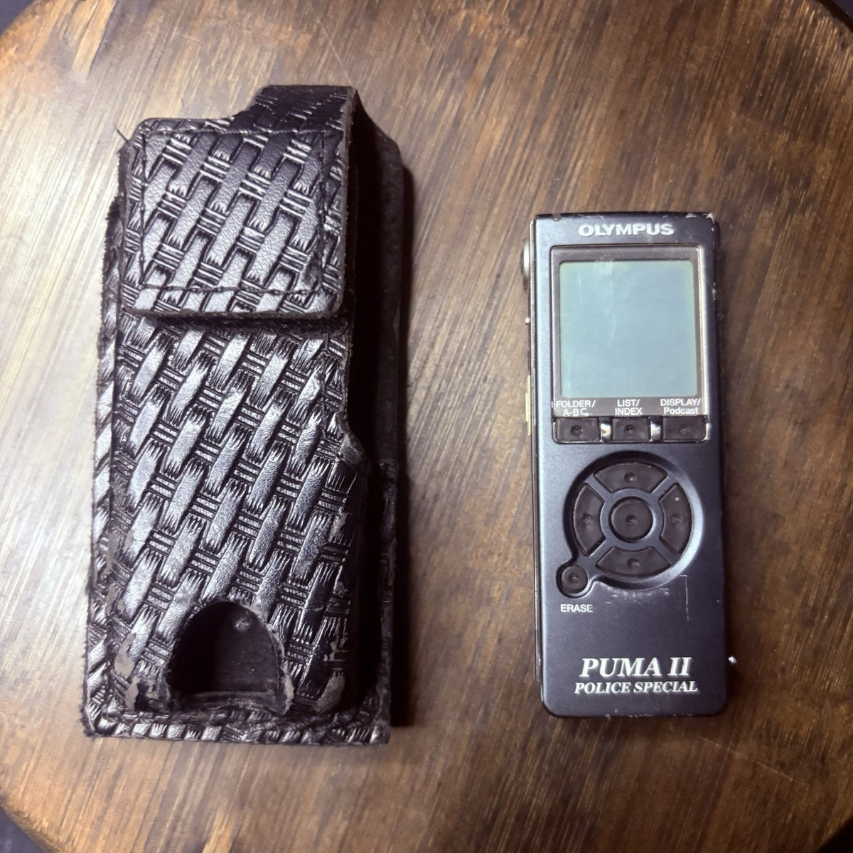 Olympus Puma II Voice Recorder w/Holster, Law Enforcement Dictation