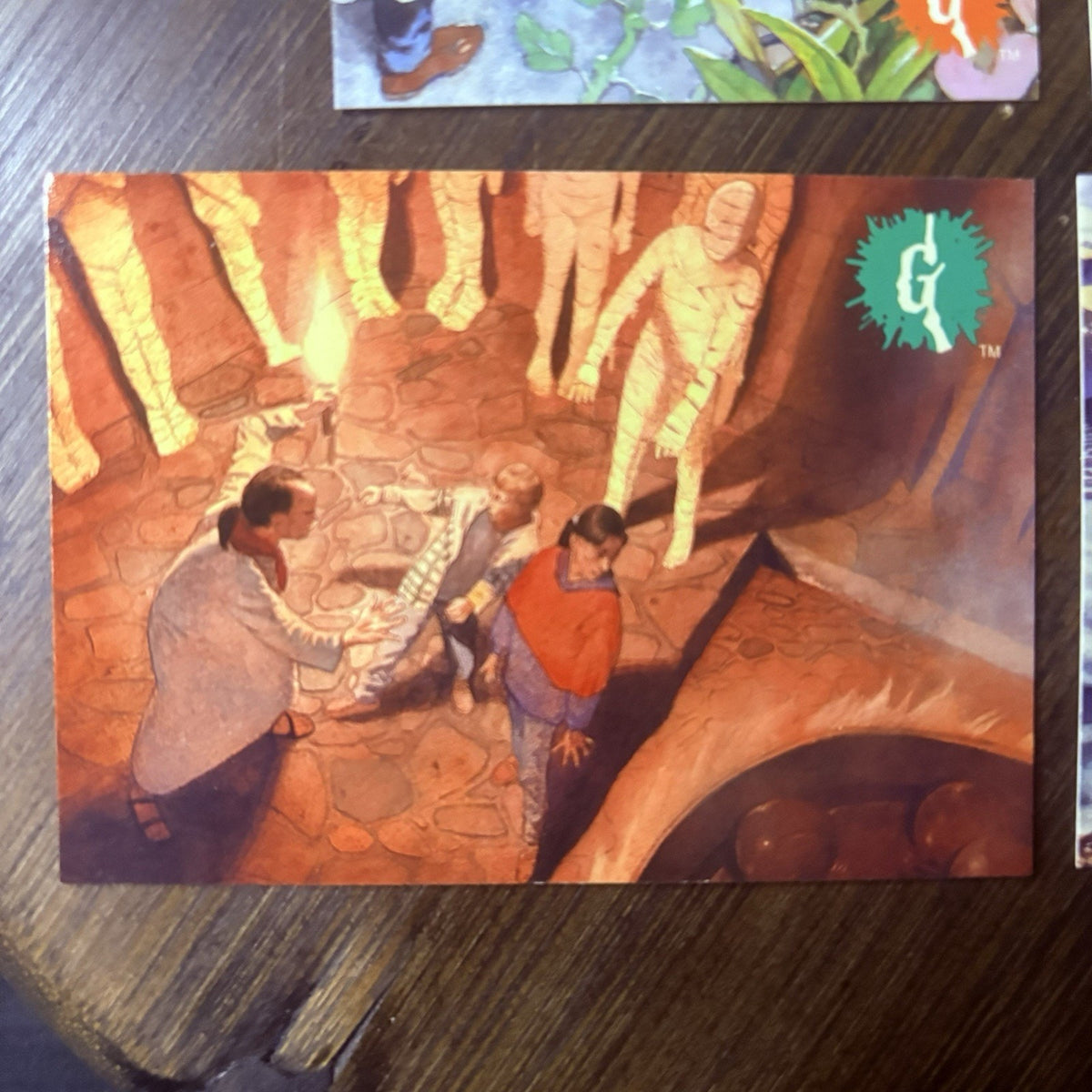 1996 Topps Goosebumps Lot Of (2) "Camp" Trading Cards All High Grade, See Photos