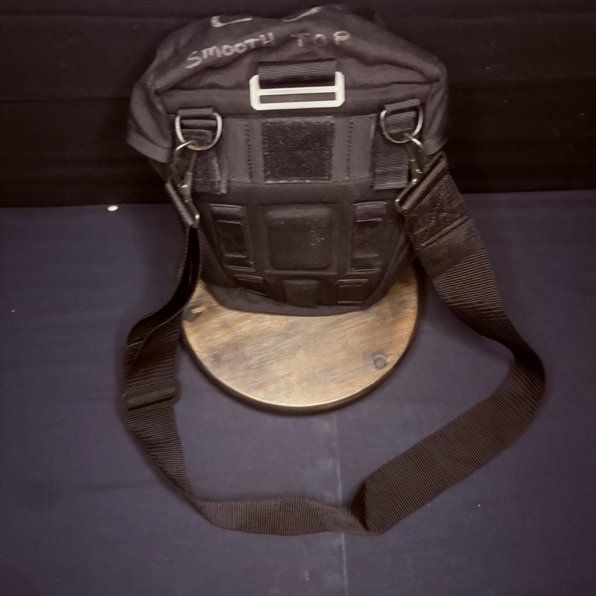 Gas Mask Or Large Utility Pouch EMT Tactical Military Hunting Black Nylon Case