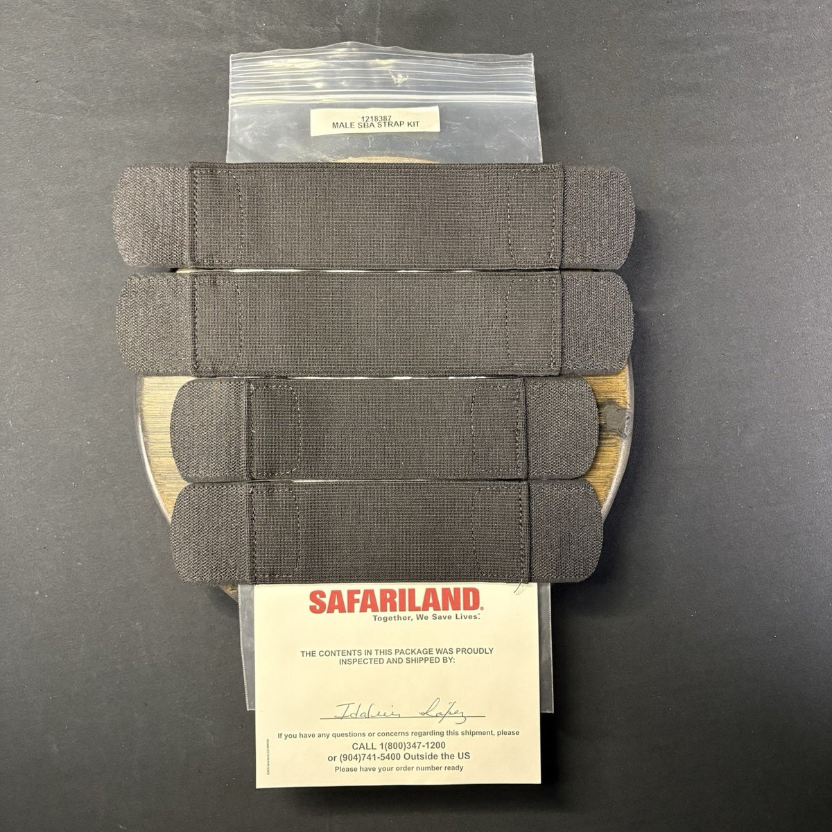 Safariland Strap Kit For Ballistic Tactical Vest, 4 Straps, Size: Male SBA