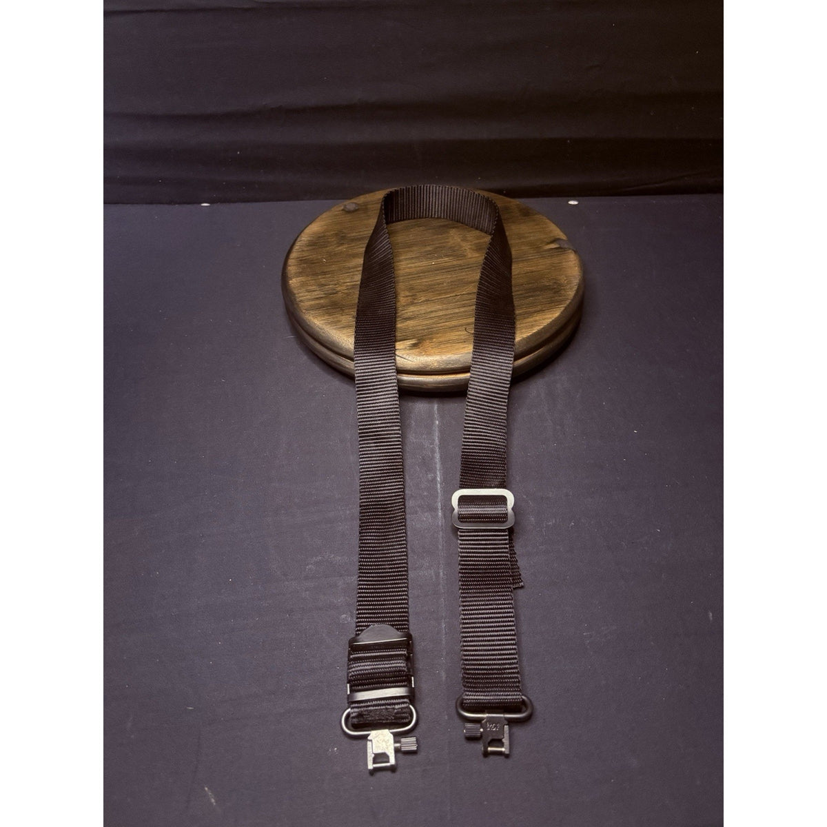 Uncle Mikes Rifle Sling & Quick Detach Mounts 1 1/4" Nylon Strap Black Nylon