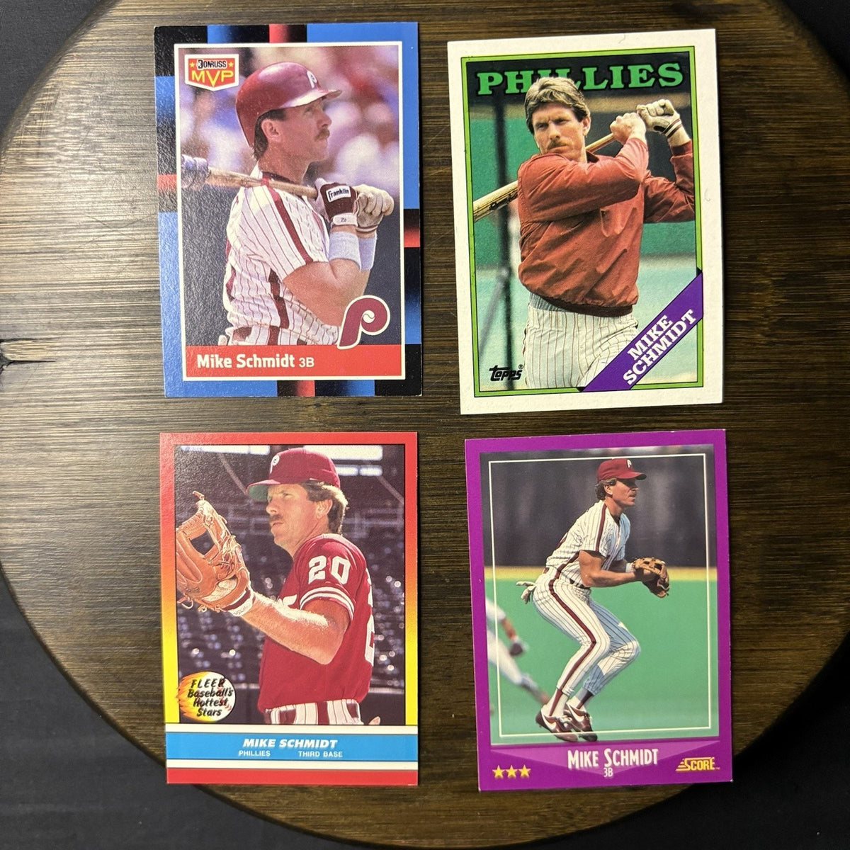Mike Schmidt Lot 8 Baseball Cards 1988 Donruss Philadelphia Phillies HIGH GRADE