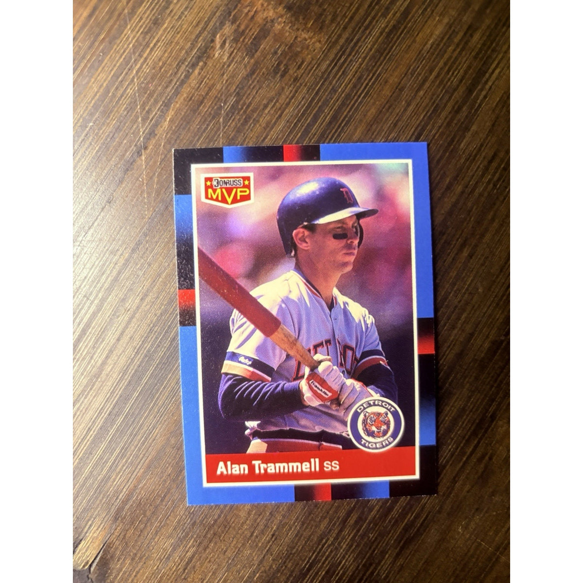 MVP Alan Trammell Detroit Tigers #BC-11 High Grade Card See Photos