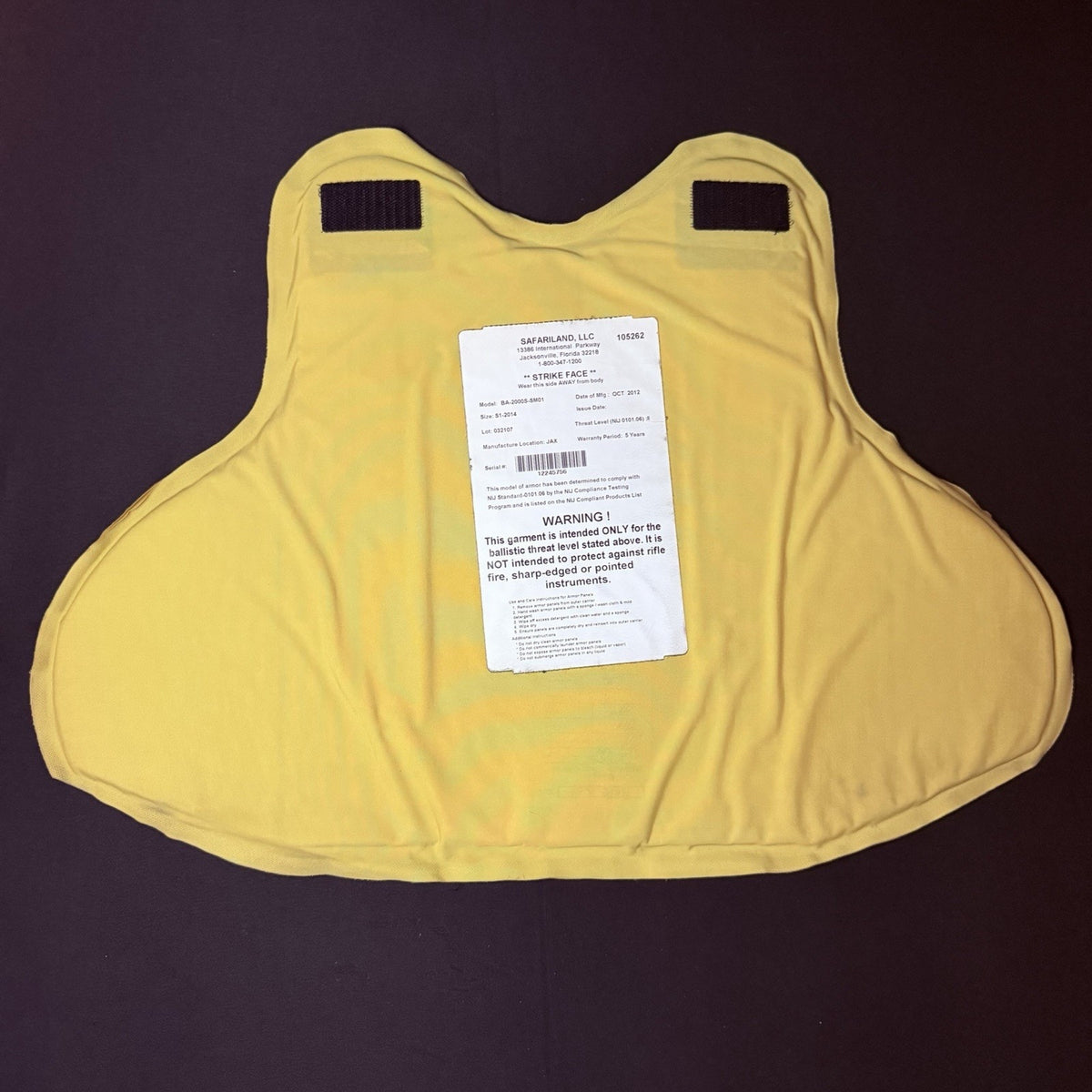 Armor Express Level 2 II Vest Size Medium Bulletproof Blue Concealable Ballistic