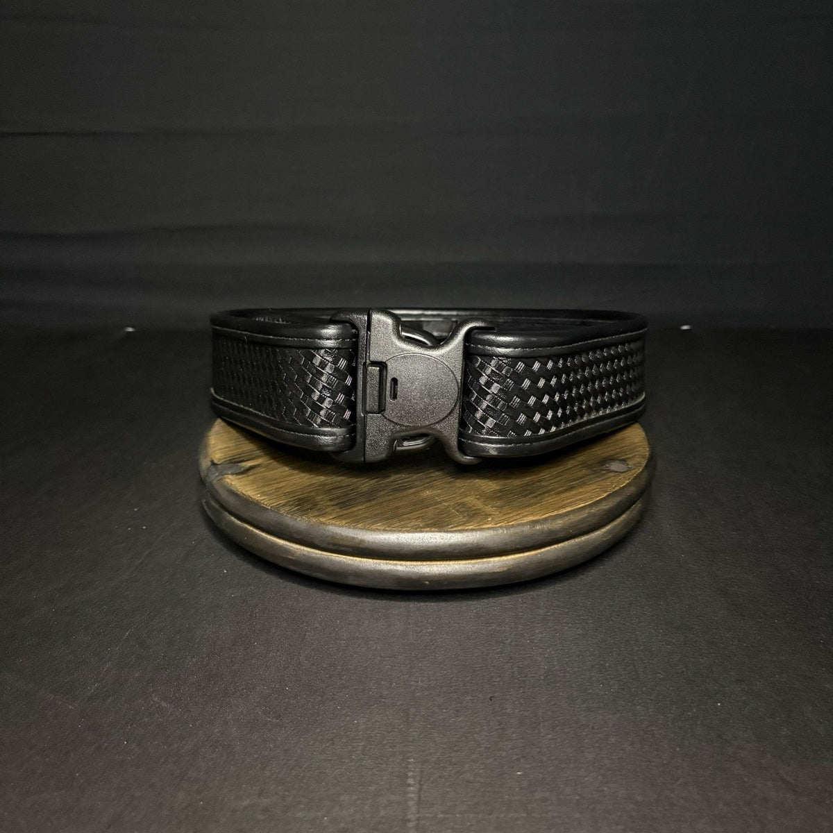 Bianchi 7950 Duty Belt Size Small 28”-32" w/ Cop-Loc Buckle, Basketweave Leather