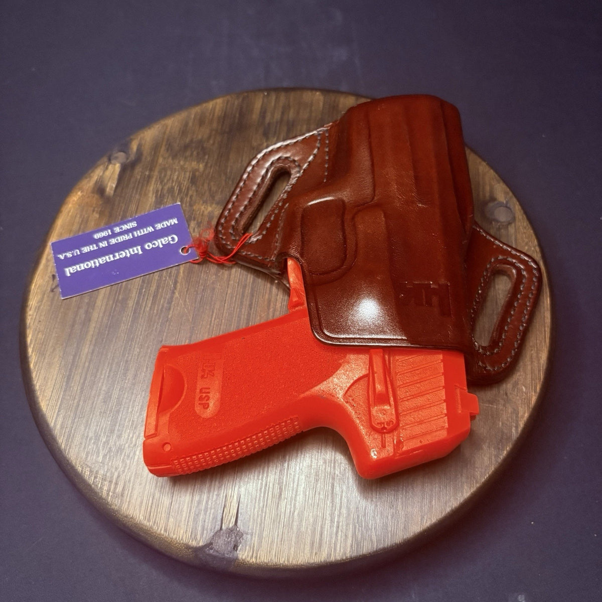 Galco H&K Concealable Holster Premium USA Made Leather LH OWB (P2000SK Compact)
