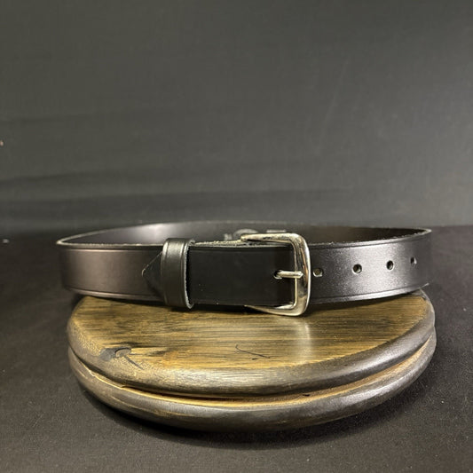 Jay Pee Garrison Belt Size 34" Black Leather Off Duty Dress Belt