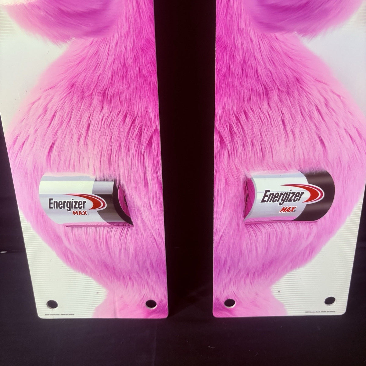 Energizer Bunny Display, Pink Bunny Signs Lot of 2
